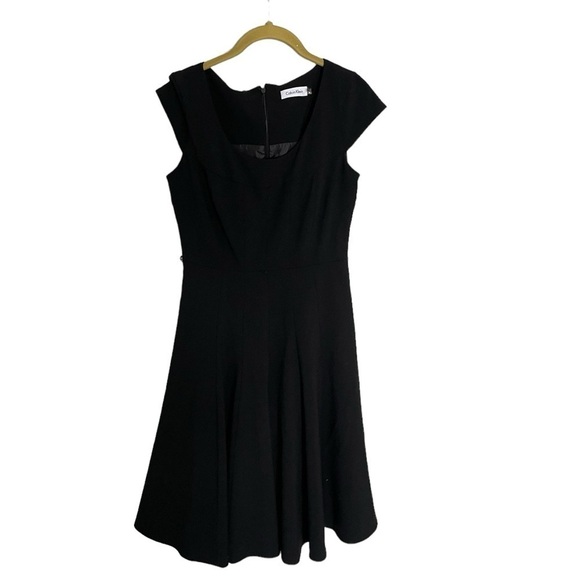 Calvin Klein Fit Flare Formal Dress 4 - Picture 1 of 6